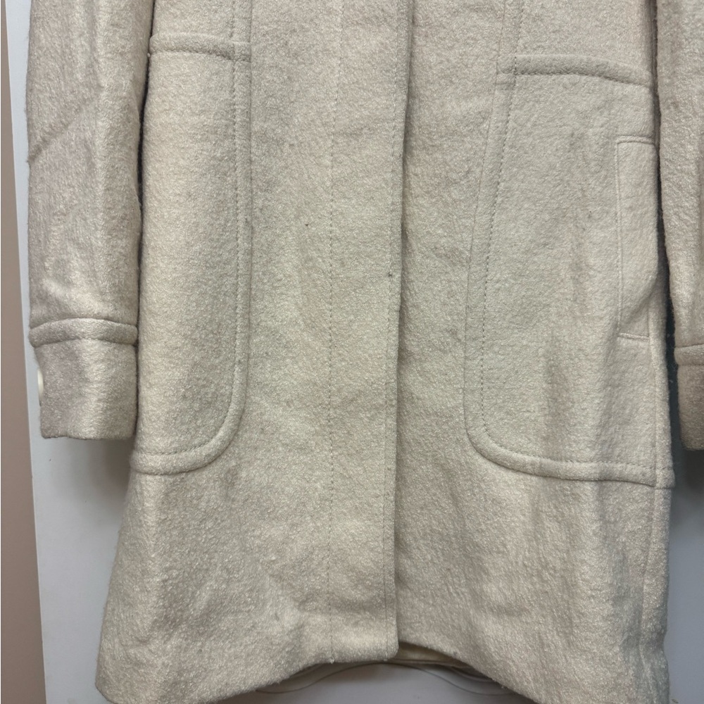Frenchi Wool Coat with hood - Size Small - Picture 3 of 16